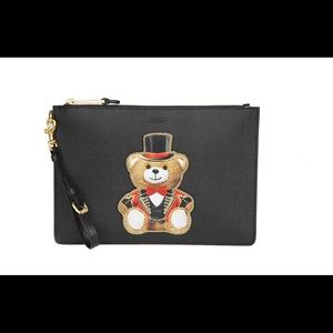 Moschino couture clutch bag